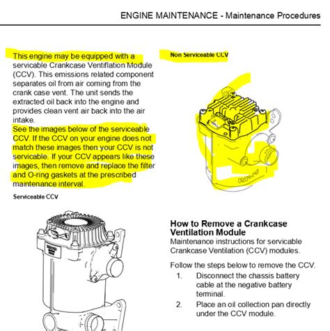 –If you do not maintain and clean the <b>crankcase</b> breather when the <b>engine</b> reaches a certain mileage, the oil will leak from the <b>crankcase</b> breather <b>hose</b>. . Paccar engine crankcase ventilation hose disconnected